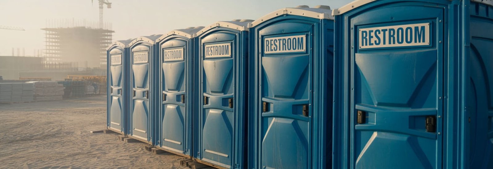 Construction Porta Potty Rental in Louisiana